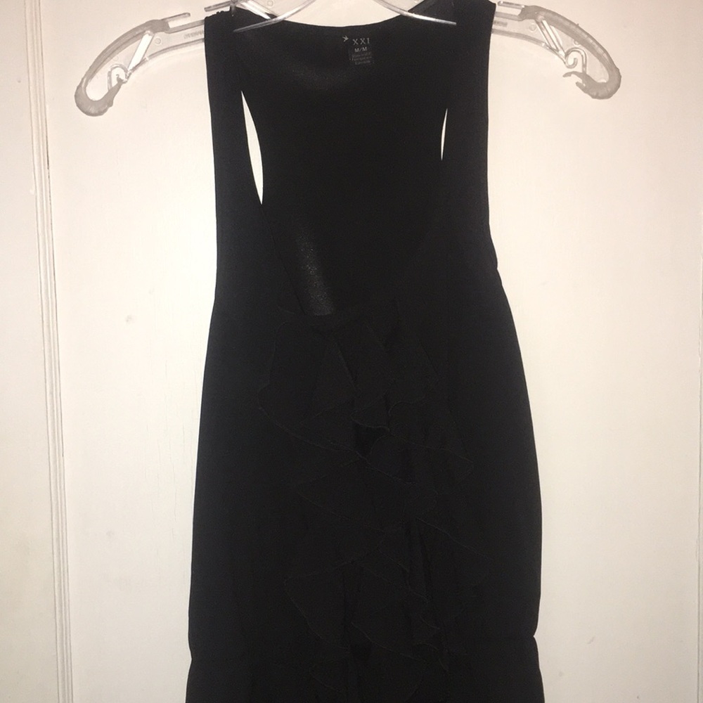 Frilly racerback tank/blouse